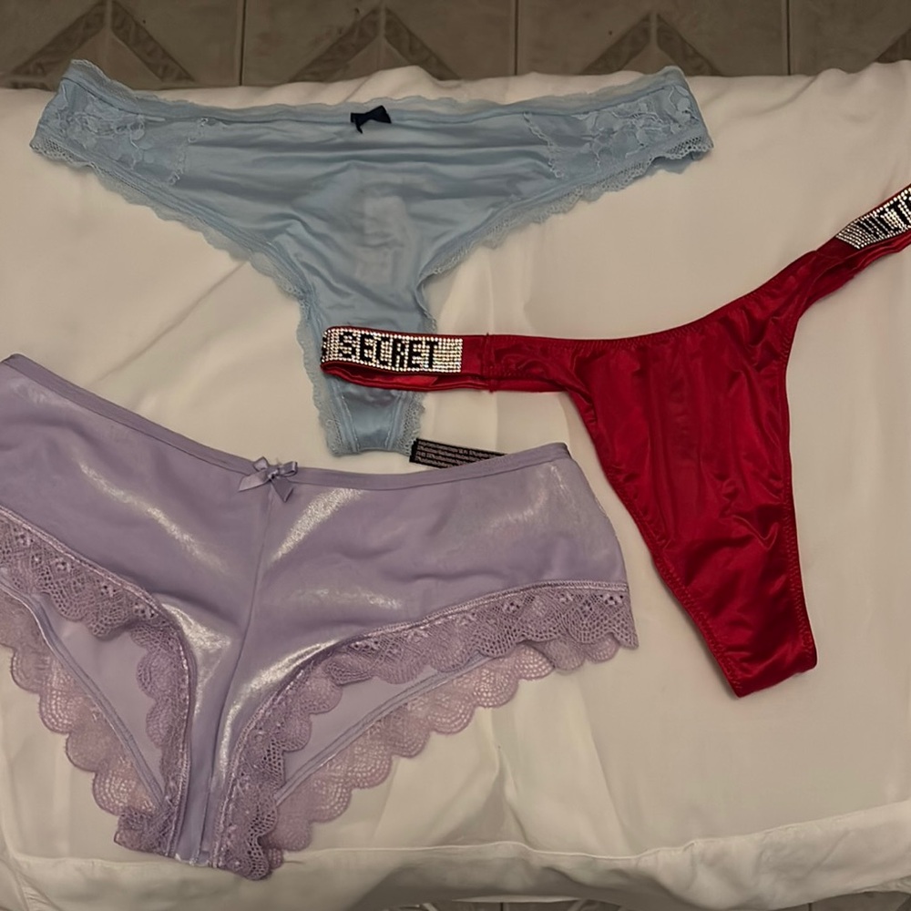 Women's Intimates Set - Red, Blue, and Purple